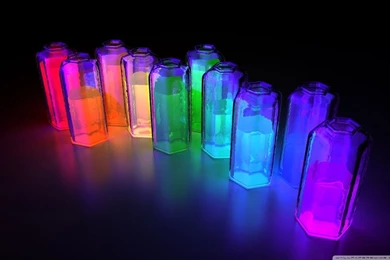 Colorful 3D Bottles HD Desktop Wallpapers : Widescreen : High ...