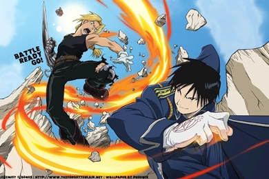 Fullmetal Alchemist Elric Edward Roy Mustang Wallpapers