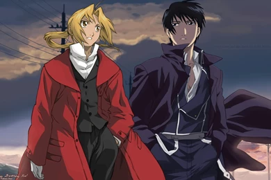 Fullmetal Alchemist Elric Edward Roy Mustang Wallpapers