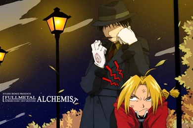 Elric Edward Fullmetal Alchemist Roy Mustang Wallpapers   (