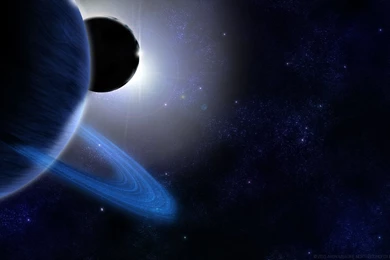 Blue Saturn Planet Wallpapers (page 2)   Pics About Space
