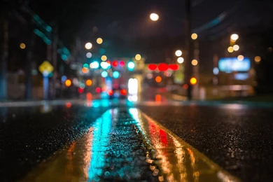 Road In The Dark City Photography Hd Wallpapers 2560x1440 2542 Road ...