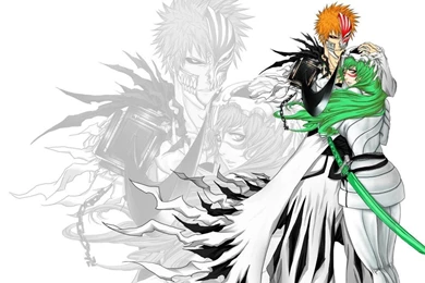 Download Wallpapers 1920x1080 Guy, Bleach, Girl, Hug, Sword ...