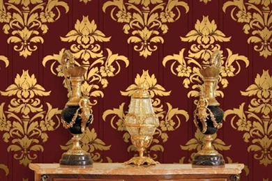 Compare Prices On Red Gold Wallpaper  Online Shopping/Buy Low ...