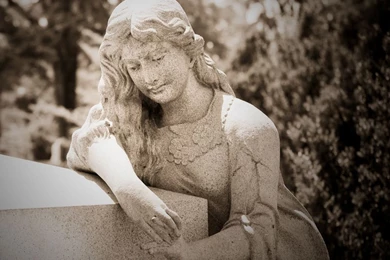 Woman Statue Cemetery HD Desktop Wallpapers : High Definition ...