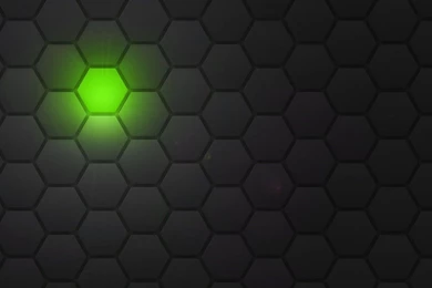 Wallpapers Dark Background, Cell, Green, Light, Line