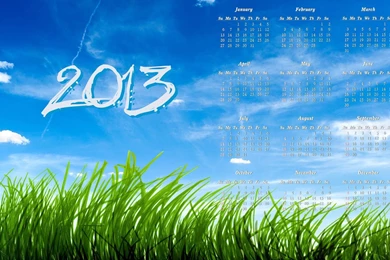 Calendar 2013 Desktop Backgrounds
