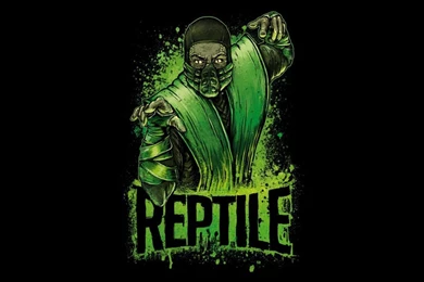 Download Wallpapers Mortal Kombat, Reptile, Art, Fighter, Ninja ...