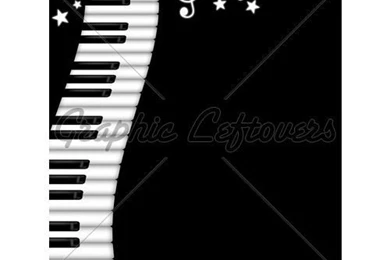 Wavy Piano Keyboard Black And White Backgrounds · GL Stock Images