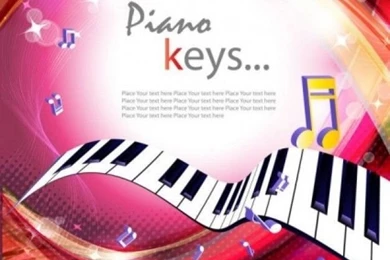 Musical Piano Keys Backgrounds   Graphics