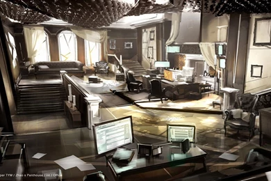 Deus Ex Penthouse Int Office 1440x900 Wallpapers, 1440x900 ...