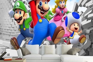 3D View Custom Wall Mural Woodcut Dragon Photo Wallpapers Penthouse ...