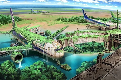 Aircraft Ruins Anime Fresh New Hd Wallpapers [Your Popular HD ...