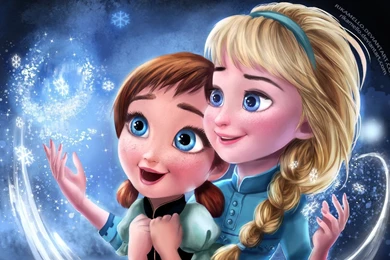 Gallery For   Frozen Elsa And Anna Wallpapers