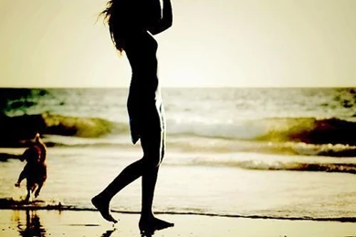 Surfer Girl. And, What's That In The Background?? It's A Miniature ...