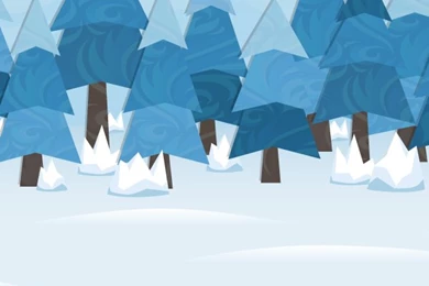 Game Art Backgrounds Winter Forest Repeatable