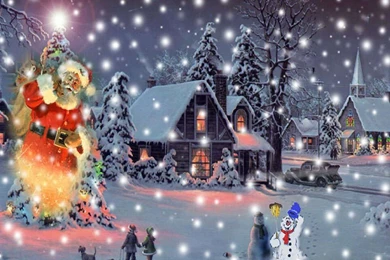 Free animated christmas wallpaper for desktop download