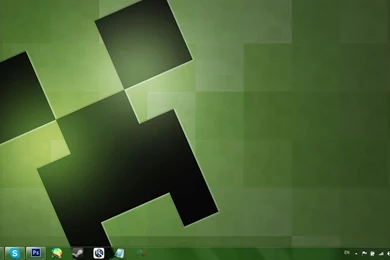 Photoshop] [WALLPAPER] Minecraft Creeper