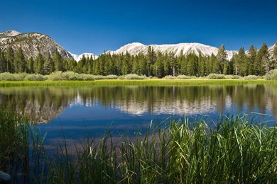 Snow Mountain Lake Hd Wallpapers Image 1280x1024 Laptop Wallpaper