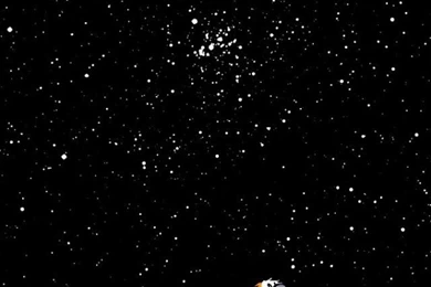 Calvin And Hobbes Looking At Stars iPhone 5 Wallpapers
