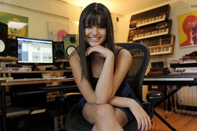 Rebecca Black In A Recording Studio Wallpapers Celebrity ...