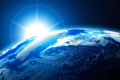 HDscreen: Earth Sun Digital Art Outer Space Stars Desktop Bakcgrounds