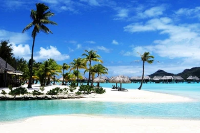 Tropical Beach Resort HD Wallpapers