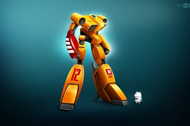 Yellow Robot HD Wallpapers For Desktop
