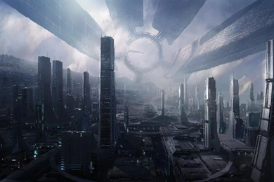 Mass Effect Artwork Citadel Futuristic Outer Space Best