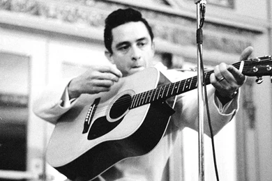 WallpaperWise.com • Download Johnny Cash Black And White Martin ...