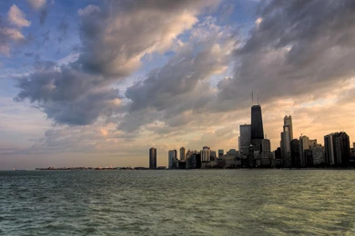 Clouds Over Chicago   Desktop Backgrounds