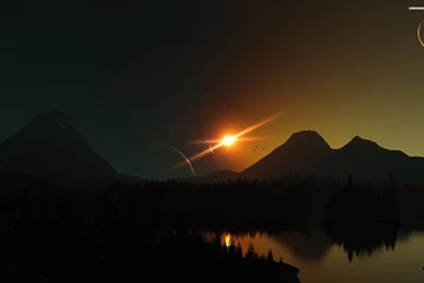 Mountains At Night Wallpapers