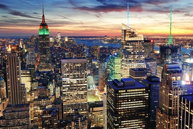 Download Wallpapers 3840x2400 New York, City, Top View Ultra HD 4K ...