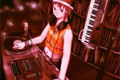 Serial Experiments Lain Konachan Music Dj Hd Wallpapers   (