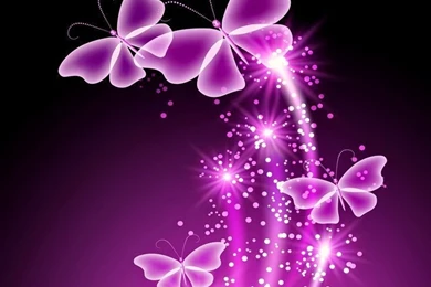 Neon Butterflies Desktop Backgrounds Wallpapers Free