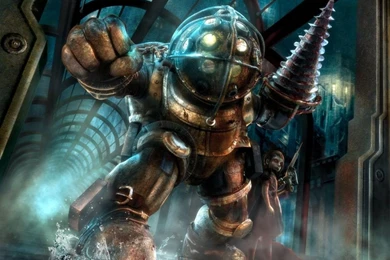 1024x768 Bioshock Big Daddy Desktop PC And Mac Wallpapers