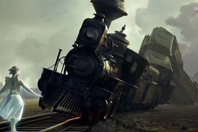 Angel Derailing The Train Wallpapers   Fantasy Wallpapers