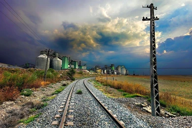 Train Track Wallpapers Desktop