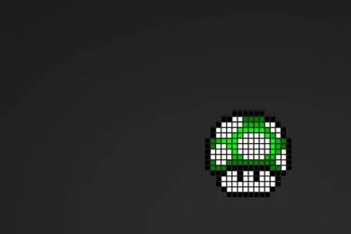 Mario Nintendo Mushrooms Pixel Art Video Games Wallpapers ...