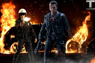 Terminator 2 T 800 T 1000 Hot Toys HD Wallpapers By D CDesigns On ...