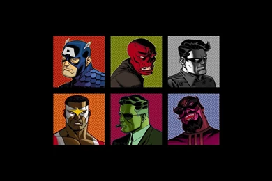 Falcon Comics Captain America Nick Fury Red Skull Wallpapers ...