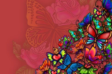 Colorful Butterflies Tattoo Images and Wallpaper.jpg