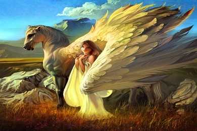 Fantasy Pegasus Horse Animal Art Artistic Artwork Wallpapers ...