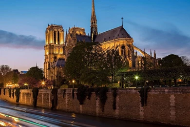 Notre Tag Wallpapers: Christmas Notre Dame Cathedral City Tree ...