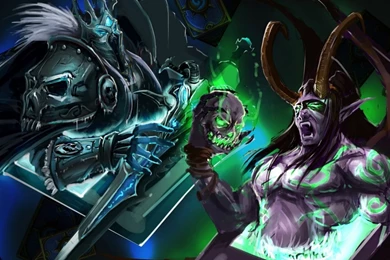 Download Wallpapers 2560x1024 Hearthstone, Warcraft, Lich King ...