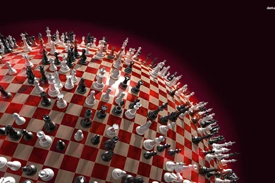 Spherical Chessboard Wallpapers   3D Wallpapers