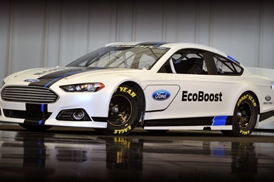 White Ford Fusion Nascar Wallpapers GS5