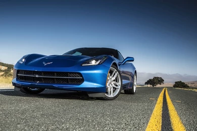 2014 Chevrolet Corvette Stingray Blue Wallpapers