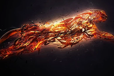 Wallpapers Leopard Runs, Neon