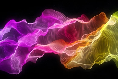 Wallpapers Silk, Multicolored, Neon